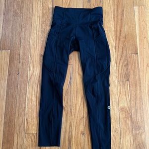 LuluLemon Black Leggings size 2